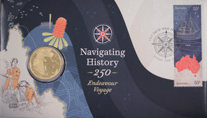 2019 Navigating History Endeavour Voyage $1 PNC