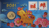 2021 Lunar Year of the Ox Chinese New Year $1 PNC