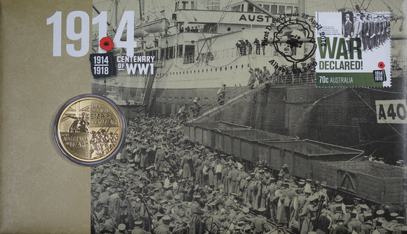 2014 Centenary of WWI War Declared $1 PNC