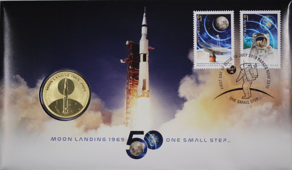 2019 50th Anniversary of Moon Landing $1 PNC – Thompsons Coins