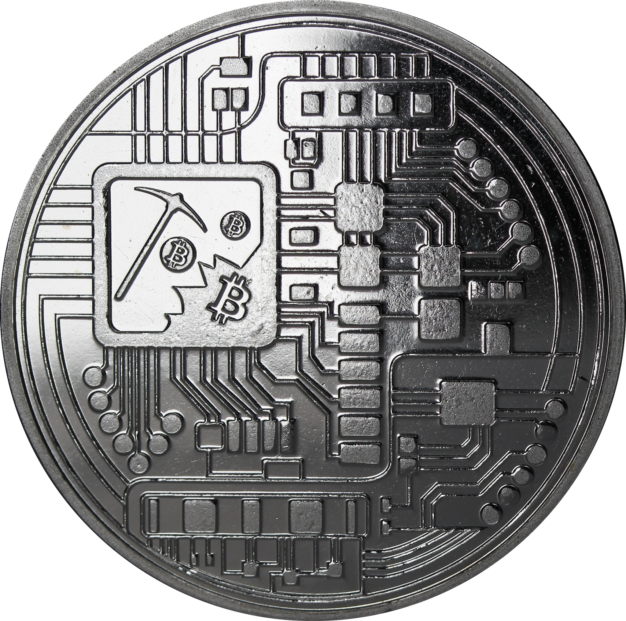 1oz Silver Bitcoin Round – Thompsons Coins