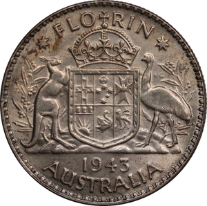 1943 Florin gVF