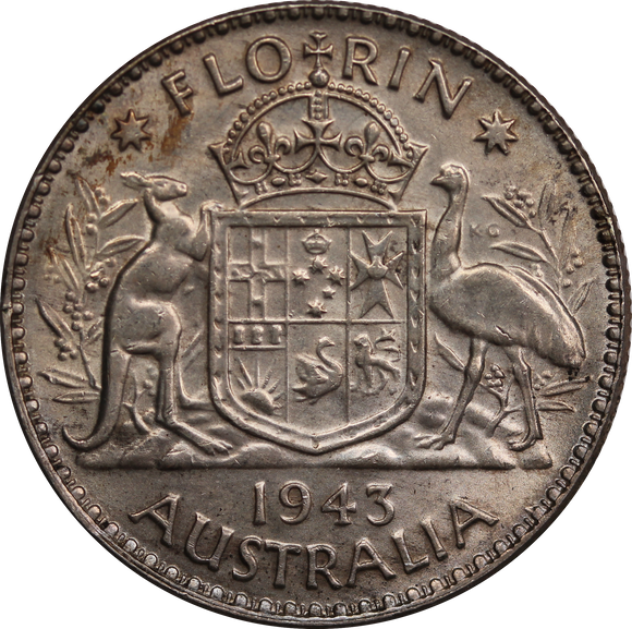 1943 Florin gVF