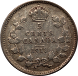 Canada 1917 5 Cent Fine