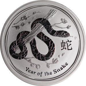 2013 Year of the Snake 1oz Silver Coin