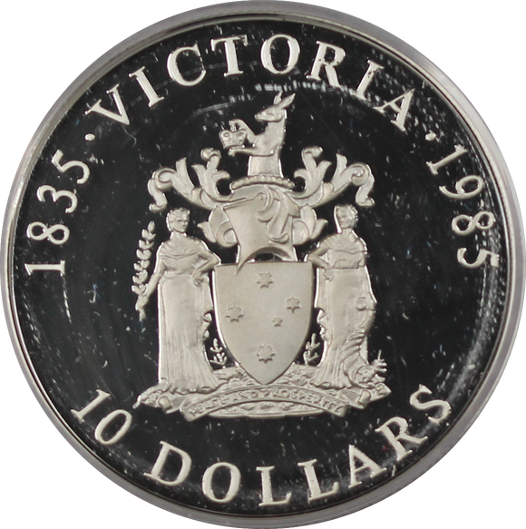 1985 State Series Victoria Silver Proof $10 Coin