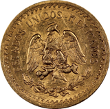 Mexico 1919 2.5 Pesos Gold Coin gVF