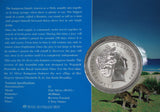 1999 Australian Kangaroo 1oz Silver Coin in Card