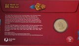 2020 Perth ANDA Lunar Year of the Rat $1 PNC