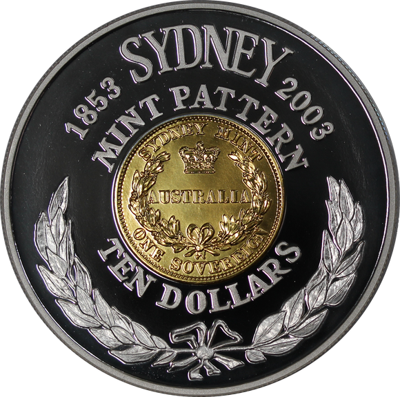 2003 $1 Silver Subscription Coin - 1853 Sydney Mint Sovereign Pattern