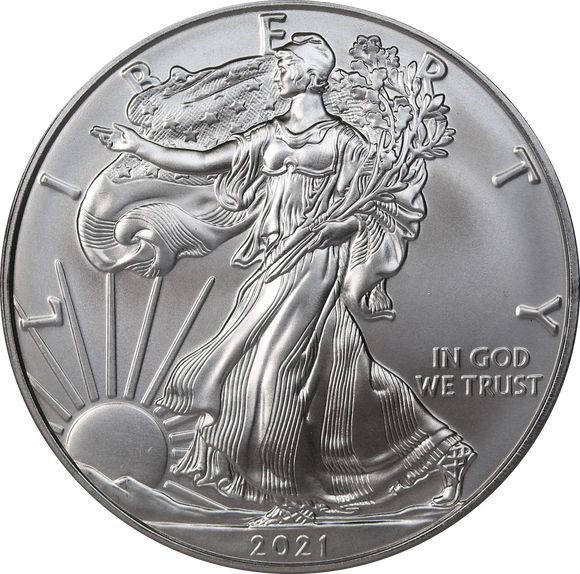 USA 2021 1oz Silver Eagle Type I