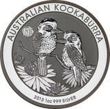 2013 Kookaburra f15 Privymark 1oz Silver Coin