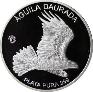 Andorra 2013 5 Diners Golden Eagle 1oz Silver Coin