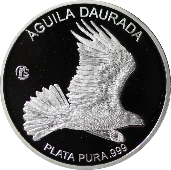 Andorra 2013 5 Diners Golden Eagle 1oz Silver Coin