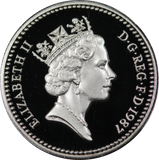 GB 1987 One Pound Piedfort Silver Coin