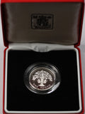 GB 1987 One Pound Piedfort Silver Coin