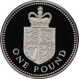 GB 1988 One Pound Piedfort Silver Coin