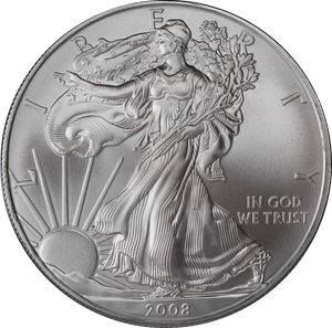 USA 2008 Silver Eagle Dollar Coin