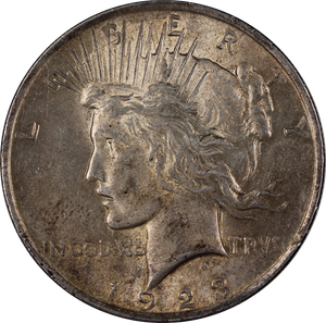 USA 1923 Peace Dollar VF