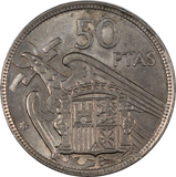 Spain 1957 50 Pesetas EF