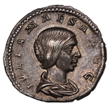 Rome Julia Maesa (AD 218-220) Silver Denarius aEF