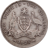 1928 Florin Circulated