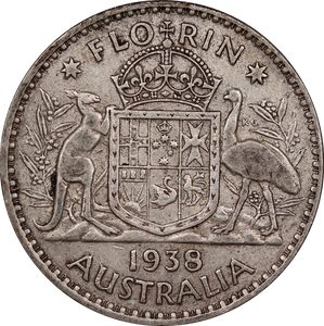 1938 Florin Circulated