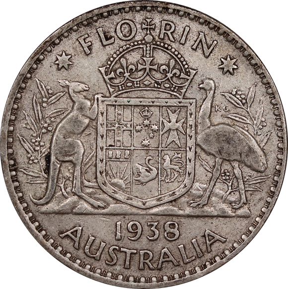 1938 Florin Circulated