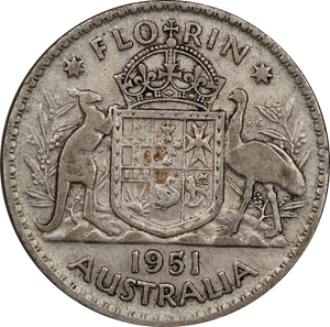 1951 Florin Circulated