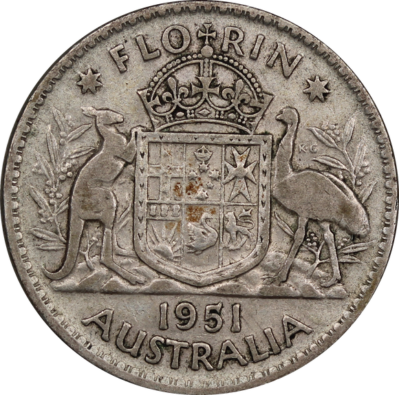 1951 Florin Circulated