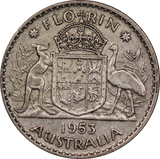 1953 Florin Circulated