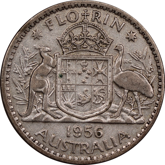 1956 Florin Circulated