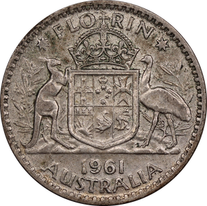 1961 Florin Circulated