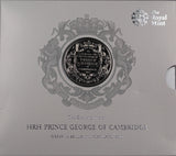 GB 2013 Prince George Christening 5 Pound BU