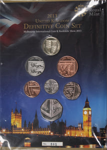 GB 2013 Melbourne International Coin and Banknote Show Definitive Coin Set