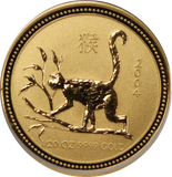 2004 Year of the Monkey 1/20oz Gold Coin