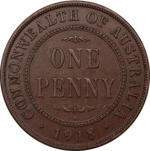 1918I Penny VF