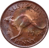 1964 Penny aUNC