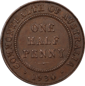 1930 Halfpenny gVF