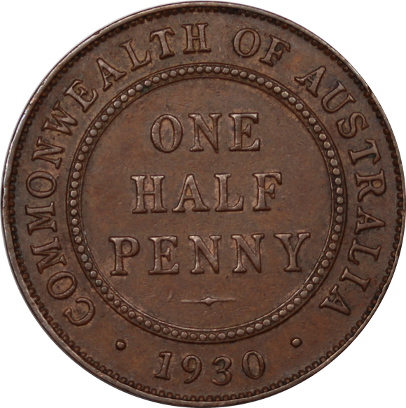 1930 Halfpenny gVF