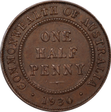 1930 Halfpenny gVF