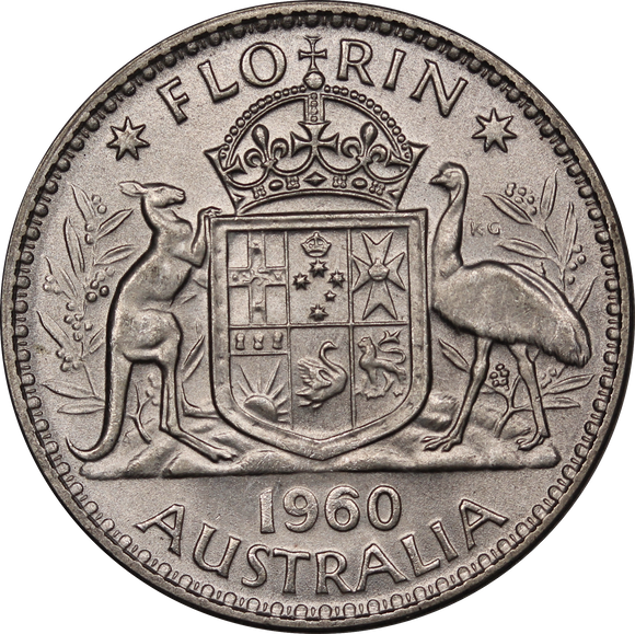 1960 Florin aUNC