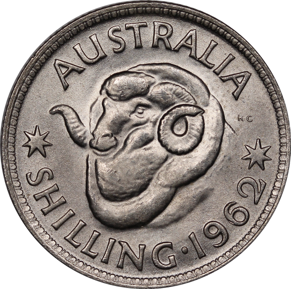 1962 Shilling aUNC