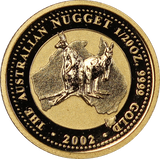 2002 1/20oz Gold Kangaroo Coin