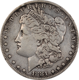 1881O USA Silver Dollar Cleaned