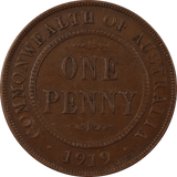 1919 Penny Dot Below Scroll VF