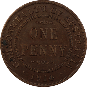 1914 Penny gVF