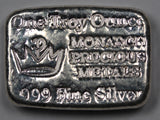 1oz Silver Cast Bar - Monarch Precious Metals