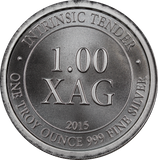 2015 XAG 1oz Silver Buffalo Round