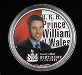 2003 Prince William 21st Birthday 1oz Silver Proof